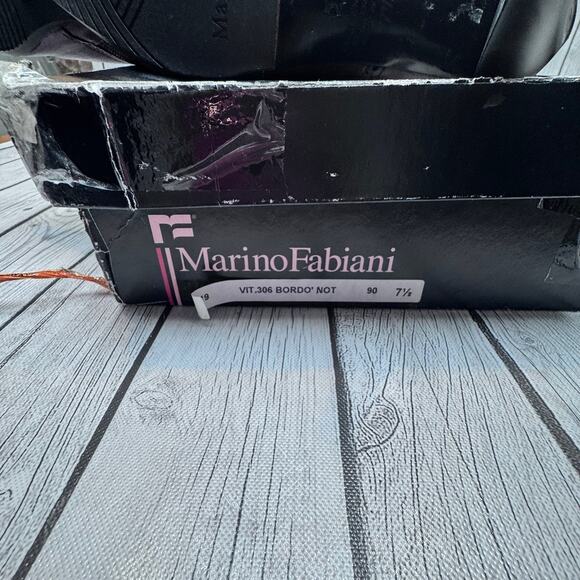 MARINO FABIANI Italian Leather & Suede Over Knee Boot Size 7 1/2 - Picture 12 of 12